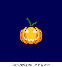 This is a scary pumpkin picture