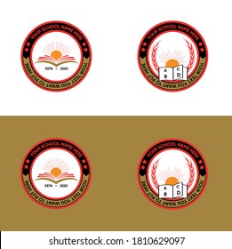 This is school or college logo usually used for schools and colleges, it's really very clean and easy to edit.