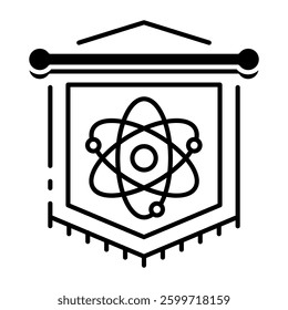This Science Club icon is suitable for School, College, Education, etc