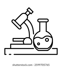 This Science Lab icon is suitable for School, College, Education, etc