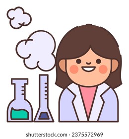 Este icono del Científico Niño es adecuado para el Día Universal del Niño
