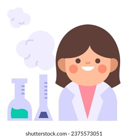 This Scientist Kid icon is suitable for Universal Children Day