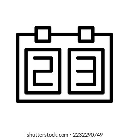 this is a scoreboard icon
icon with outline and pixel perfect style
this is one of the icons from the icon sets with Basketball theme