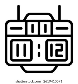 This Scoreboard icon is suitable for Badminton, Sport, etc