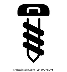 This screw icon is suitable for Engineering, Machine, Technology, etc.