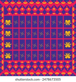  This seamless design effortlessly blends shades of calming blue with intricate floral motifs, creating a tapestry of elegance and tranquility.