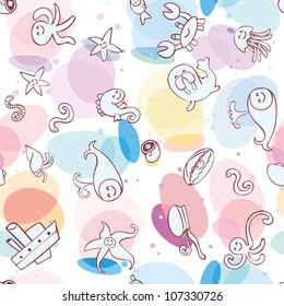 este es un patrón ornamental sin fisuras para niños, revistas, sitios web, industria textil
