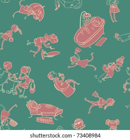 this is seamless ornamental pattern for women,girls, kids, magazines , web sites, textile industry