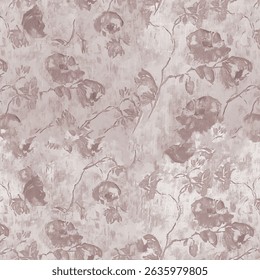 This seamless paisley pattern features intricate, colorful floral motifs and flowing paisley shapes on a light cream background.