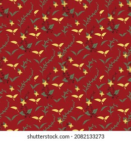 This is seamless pattern design. This design actually access in swatch panel, but easily editable.