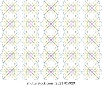 This seamless pattern design features intricate shapes, ideal for textiles, wallpapers, and digital projects. Its versatile style adds a modern yet timeless touch, enhancing any surface with elegance