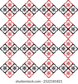 This seamless pattern design features intricate shapes, ideal for textiles, wallpapers, and digital projects. Its versatile style adds a modern yet timeless touch, enhancing any surface with elegance