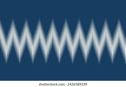 This seamless soundwave pattern is perfect for use in multimedia presentations, podcasting graphics, background for music technology content, or fabric 