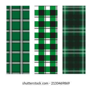 This is a seamless tartan pattern in green color for your design project or flannel shirt design