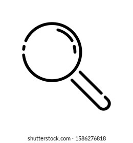 This is search vector icon with white background