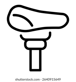 This Seat icon is suitable for Bycycle, Sport, Healthy Lifestyle, etc