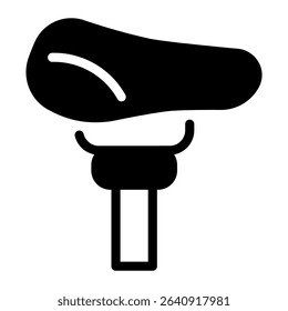 This Seat icon is suitable for Bycycle, Sport, Healthy Lifestyle, etc
