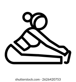 This Seat (pose) icon is suitable for Yoga, Mindfulness, Healthy Lifestyle, etc