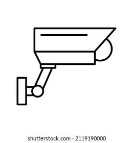 This is a security related icon that uses a simple outline style ready to use for your design project purposes