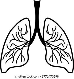 This selection contains drawings of human lungs. 