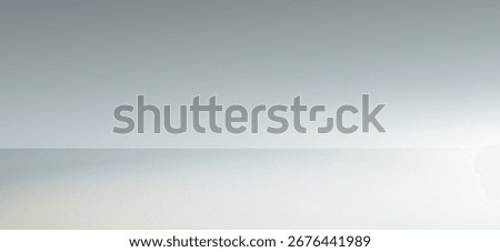 This serene image showcases a soft, light gray and white gradient background subtly divided by a horizontal line, creating a clean, contemporary, and minimalist aesthetic that evokes calm