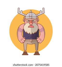 Esta es una serie de Vikings. Este diseño tiene la singularidad del casco y la barba en cada carácter. Este diseño se puede usar para hacer pegatinas, diseños de camisetas, logotipos, mascotas y otros.