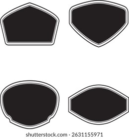 this is a set of 4 shapes