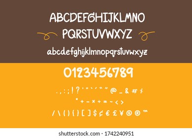 This set is alphabets A-Z, numeral and punctuation that you can use on your logos, social media, print etc.