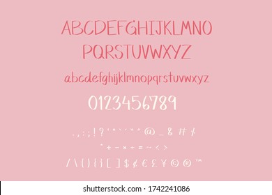 This set is alphabets A-Z, numeral and punctuation that you can use on your logos, social media, print etc.