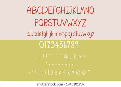 This set is alphabets A-Z, numeral and punctuation that you can use on your logos, social media, print etc.