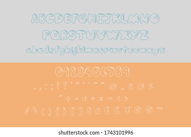 This set is alphabets A-Z, numeral and punctuation that you can use on your logos, social media, print etc.