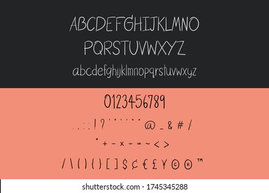 This set is alphabets A-Z, numeral and punctuation that you can use on your logos, social media, print etc.