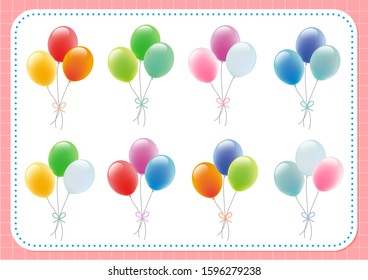 This is a set of balloons