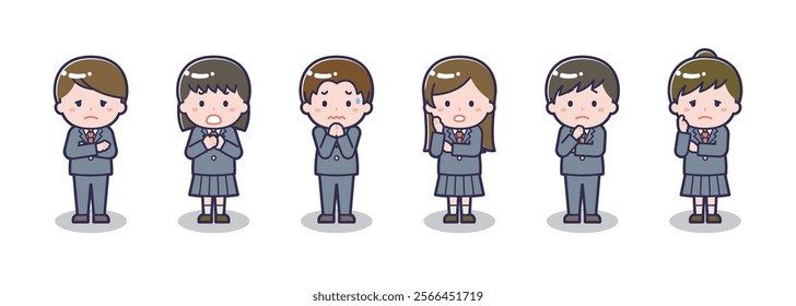 This is a set of different characters who are in trouble.
