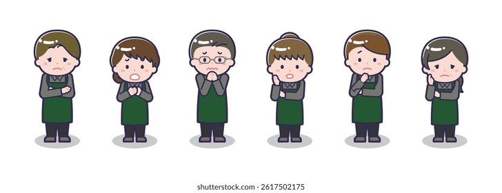 This is a set of different characters who are in trouble.