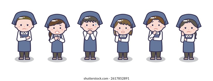 This is a set of different characters who are in trouble.