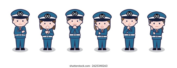 This is a set of different characters who are in trouble.