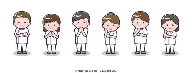 This is a set of different characters who are in trouble.