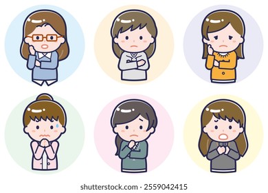 This is a set of different people who are in trouble.