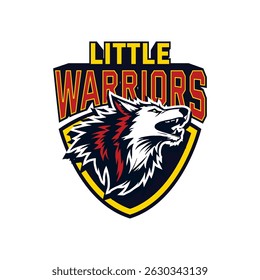  This set of dynamic sports logos features a fierce wolf as the central icon, symbolizing power, loyalty, and aggression. 