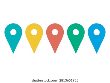 This set of five colorful location pin icons features a clean, stylized design, with each map marker rendered in a vibrant, distinct hue. Perfect for travel apps, map interface design, local business websites, delivery services, and digital marketing materials, these versatile vector icons offer a modern and visually appealing way to represent geographic points and navigational guidance in any creative project.

#LocationPin #MapMarker #NavigationDesign #TravelIcon #GPS #VectorGraphic #MinimalistIcons #DigitalMapping #TechIllustration #UserInterface