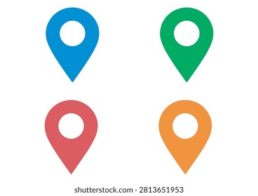 This set of four colorful location pin icons features a clean, stylized design, with each map marker rendered in a vibrant, distinct hue. Perfect for travel apps, map interface design, local business websites, delivery services, and digital marketing materials, these versatile vector icons offer a modern and visually appealing way to represent geographic points and navigational guidance in any creative project.

#LocationPin #MapMarker #NavigationDesign #TravelIcon #GPS #VectorGraphic #MinimalistIcons #DigitalMapping #TechIllustration #UserInterface