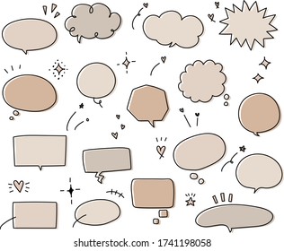 吹き出し 手書き 可愛い Images Stock Photos Vectors Shutterstock