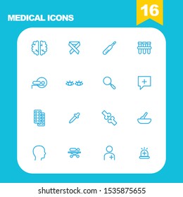 This is a set of icons with a medical theme, this icon can be used for companies, hospitals, for applications, websites, brochures, and posters.