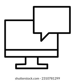 Dieses Set von Messaging-, Computer- und Laptop-Icons ist ideal für Projekte im Bereich der digitalen Kommunikation und Technologie. Die Einrichtung ist minimalistisch und modern.
