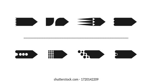 This is a set of new, modern simple arrows. Successful application for infographics and web design.