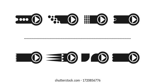 This is a set of new, modern simple arrows. Successful application for infographics and web design.