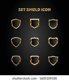 This is a set of shield symbols, this design is very interesting and unique, this logo can be used for companies, brochures, websites, mugs, stickers, and posters.