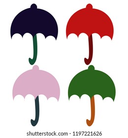 this is a set of umbrellas