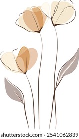 This set of vector illustrations in boho style. Perfect for use in cards, prints, posters, home decor, and digital projects, these modern illustrations bring a trendy and natural aesthetic.
